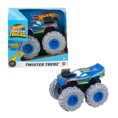 🚛 Hot Wheels Monster Trucks Twisted Tredz - Rodger Dodger 🌟 - Juguetería Don Bola