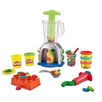 🍹 Play-Doh Licuadora de Smoothies - Creaciones de cocina con batidos giratorios 🎨