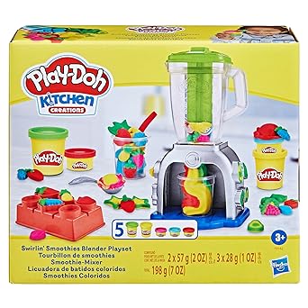 🍹 Play-Doh Licuadora de Smoothies - Creaciones de cocina con batidos giratorios 🎨