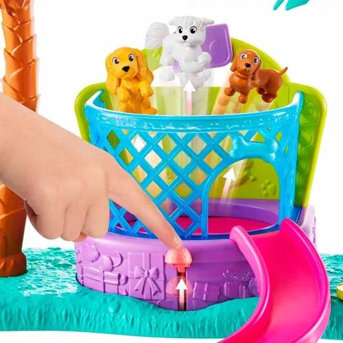 Polly Pocket Bounce & Bark Puppy Park - Parque de Diversiones para Cachorros - Juguetería Don Bola