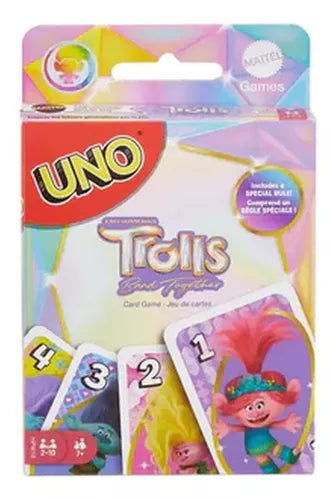 🎉 Juego de Cartas UNO Trolls - Diversión y Aventura para Todos 🃏🌟 - Juguetería Don Bola