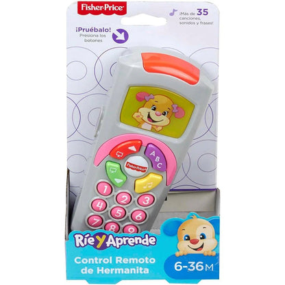 Fisher - Price Control Remoto de Hermanita - Ríe y Aprende - Juguetería Don Bola